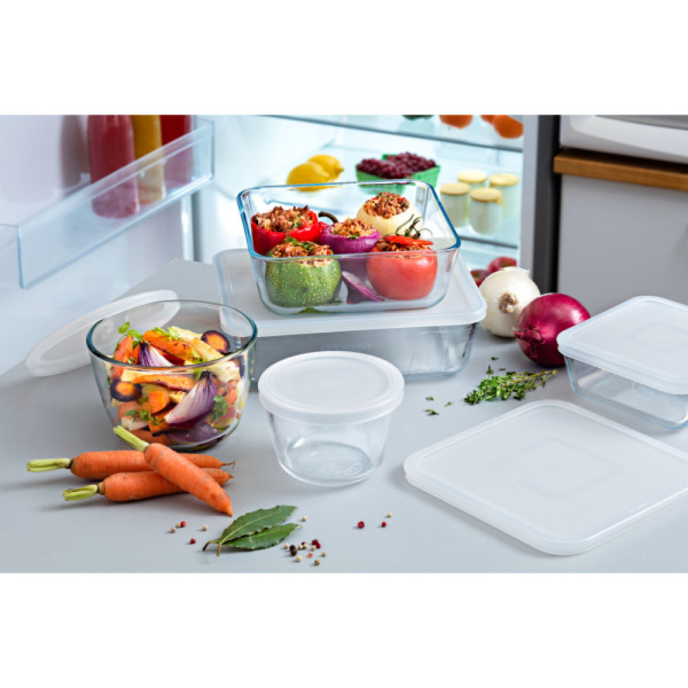 Форма для випікання Pyrex CookFreez з кришкою кругла 16 х 11см 1.6 л (155P001/7644)