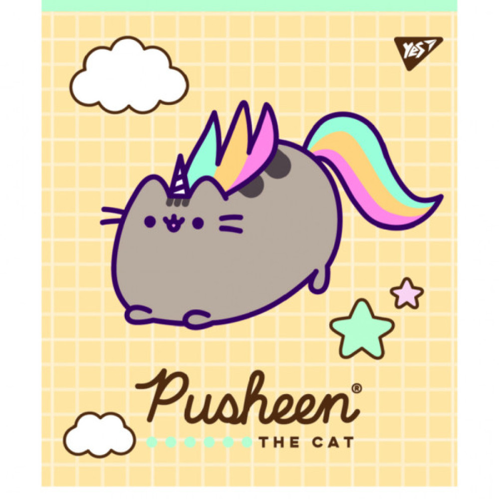 Зошит Yes А5 Pusheen 12 аркушів лінія (766808)