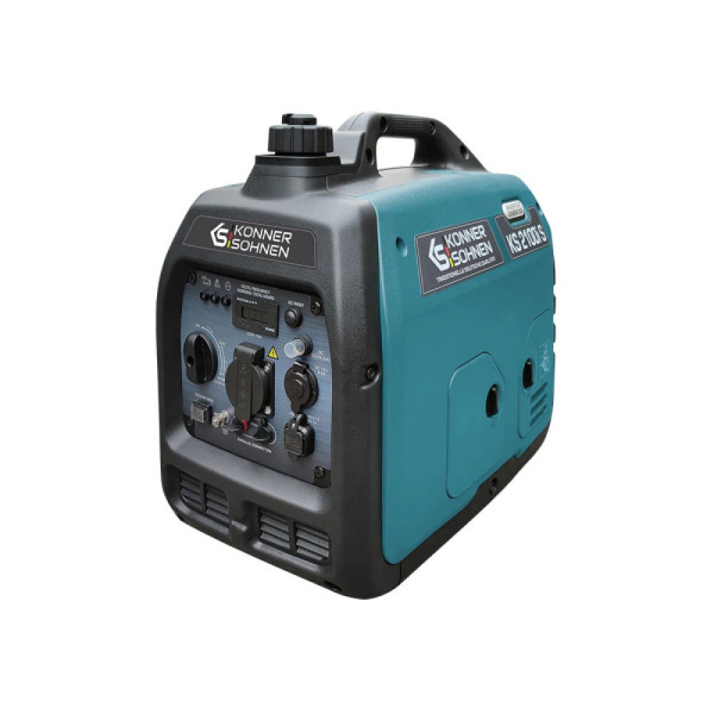 Генератор бензиновий інверторний Konner&Sohnen KS 2100IS, 230В, 2.0кВт, ручний стартер, 18.5кг