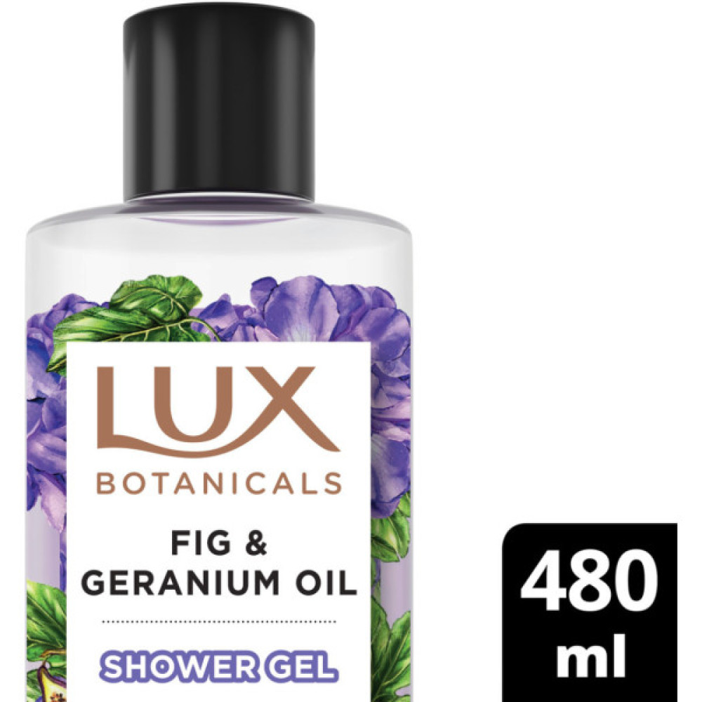 Гель для душу Lux Botanicals Інжир та олія герані 480 мл (8720181499821)