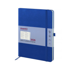 Тижневик Axent датований 2026 Grand Strong 195х255, синій (8530-26-02-A)