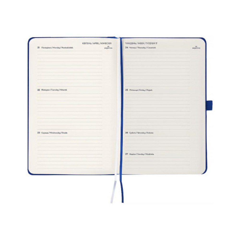 Тижневик Axent датований 2026 Grand Strong 195х255, синій (8530-26-02-A)