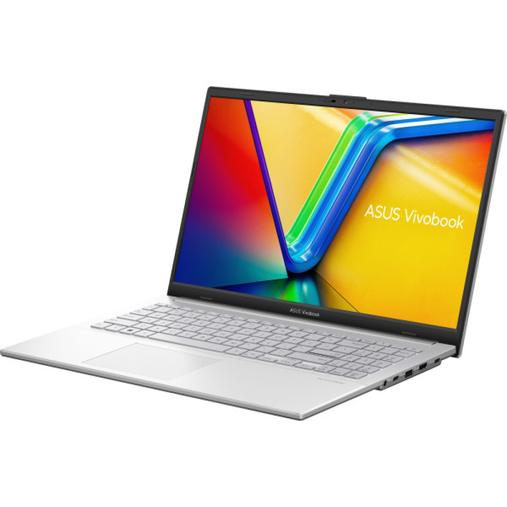Ноутбук ASUS Vivobook Go 15 E1504FA-BQ1105 15.6" FHD IPS, AMD R3-7320U, 16GB, F512GB, UMA, NoOS, Сріблястий