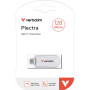 USB флеш накопичувач Verbatim 128GB Plectra White USB-C (30229) USB флеш накопичувач Verbatim 128GB Plectra White USB-C (30229)