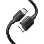 Дата кабель USB-C 3.1 to Micro USB 3.0 1.0m 3A US312 black Ugreen (20103) Дата кабель USB-C 3.1 to Micro USB 3.0 1.0m 3A US312 black Ugreen (20103)