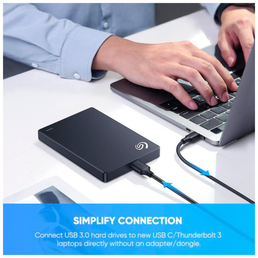 Дата кабель USB-C 3.1 to Micro USB 3.0 1.0m 3A US312 black Ugreen (20103)