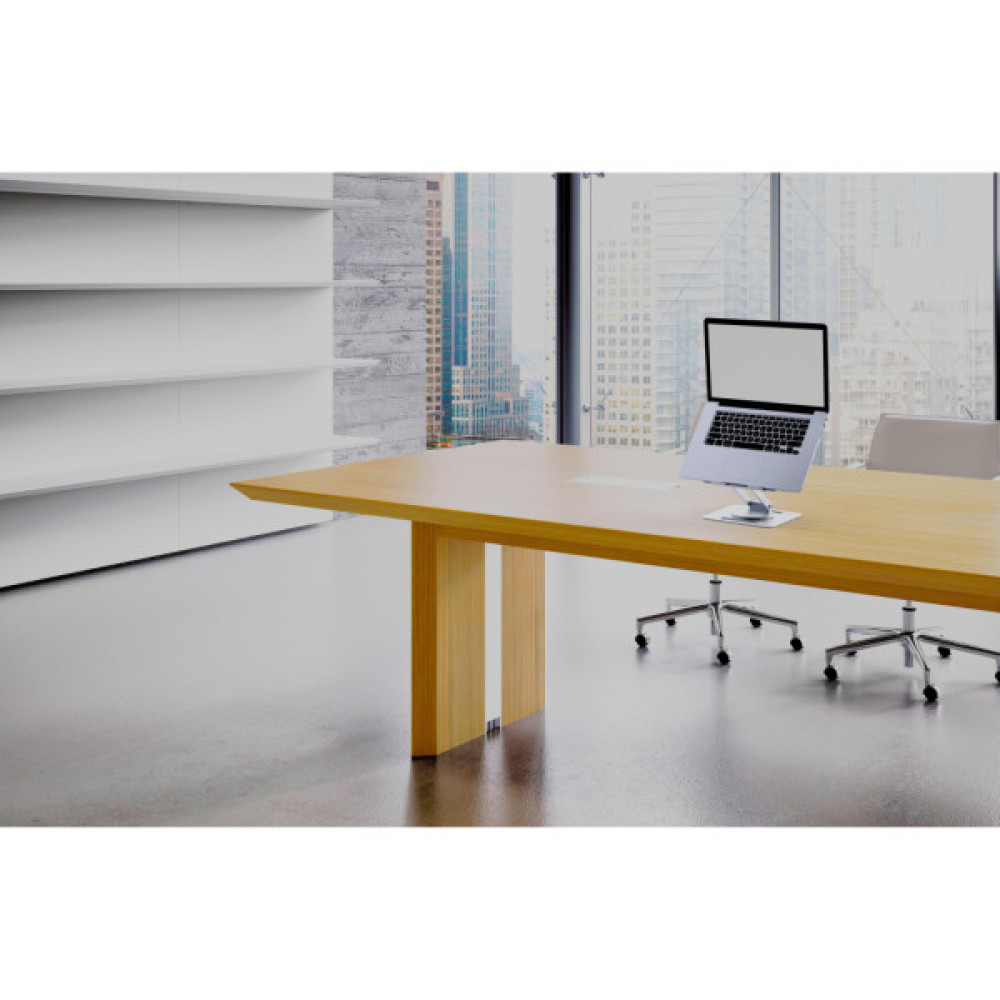 Підставка до ноутбука Gembird до 15.6", ругльована, обертова, алюміній (NBS-DR1-01)