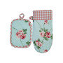 Кухонна прихватка Прованс Набір рукавиця 29х15 та прихватка 15х20 Трояндочки (035694)