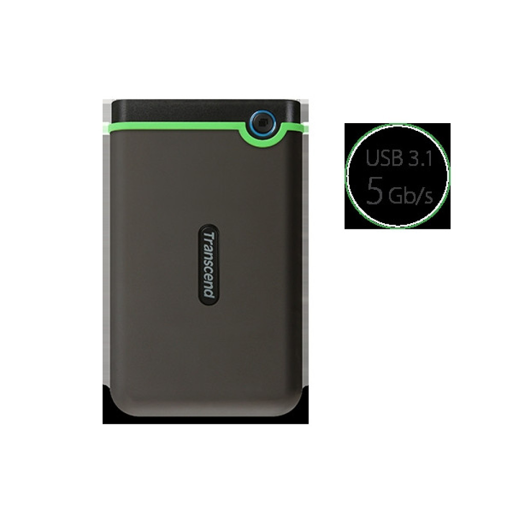 Портативний жорсткий диск Transcend 4TB USB 3.1 StoreJet 25M3 Сірий