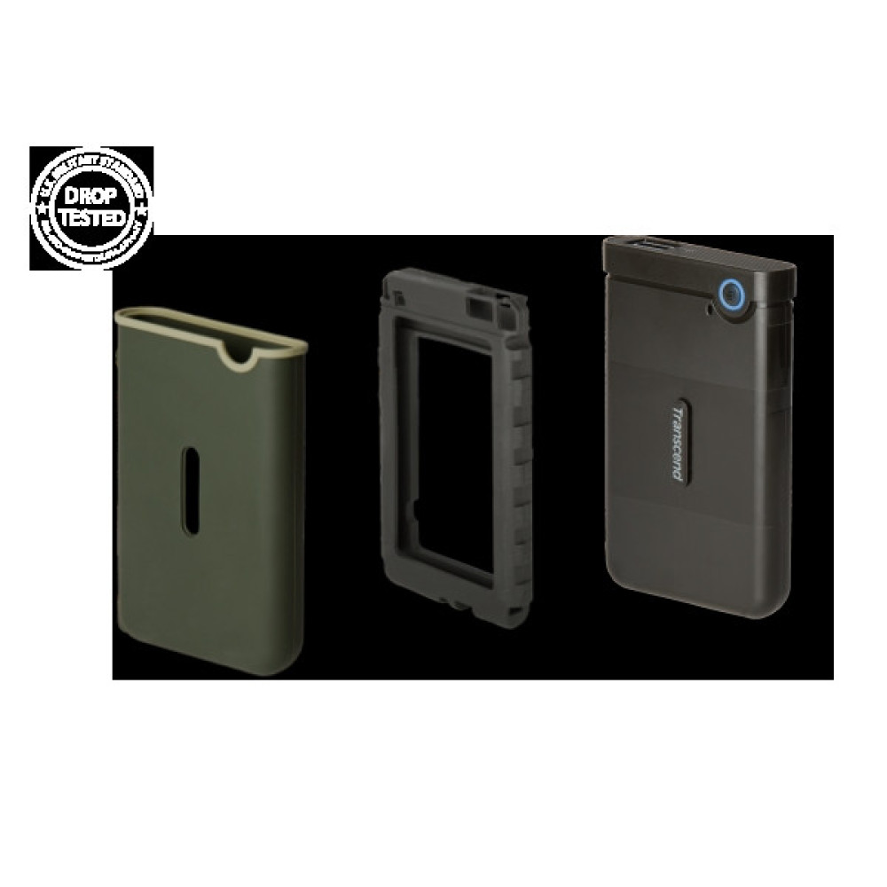 Портативний жорсткий диск Transcend 4TB USB 3.1 StoreJet 25M3 Сірий