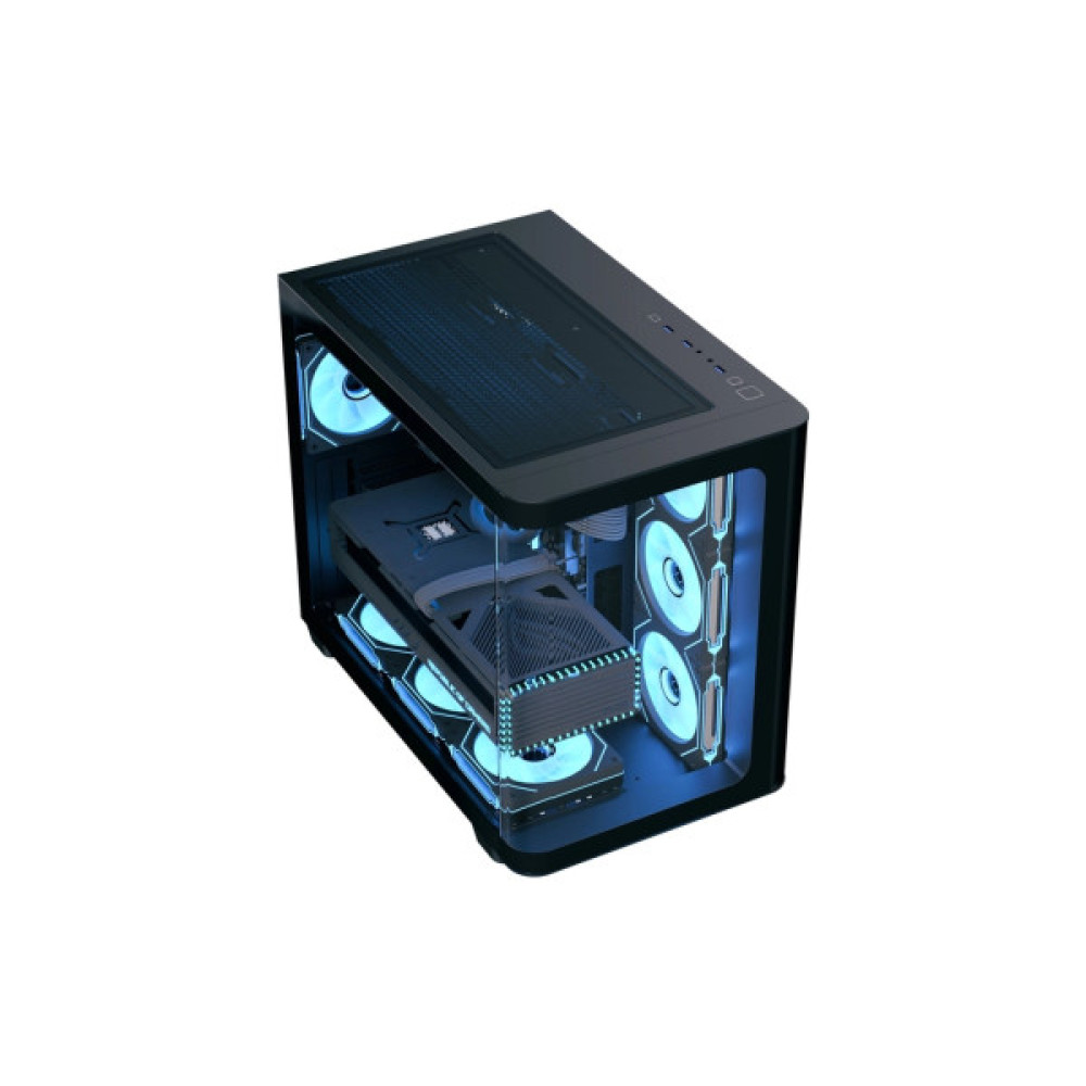 Корпус для ПК AeroCool P500C-G-BK-v1 Black (ACCM-PN01043.11)