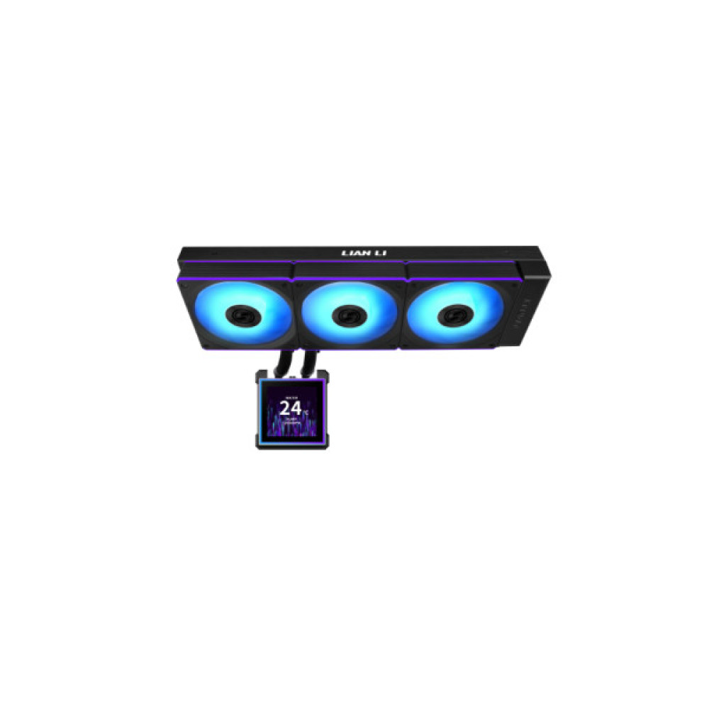 Система рідинного охолодження Lian Li HydroShift II LCD-S 360CL Black (G89.GHS2LCDS36CB.00)
