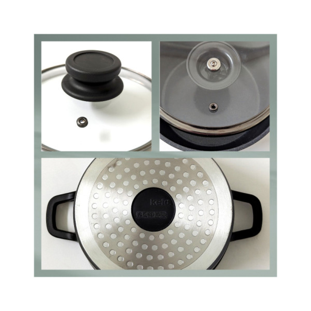 Каструля Kela Atura, з кришкою 20 см, 1.7 л (15170)