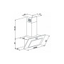 Витяжка кухонна Eleyus VERTICAL 1000 50 WH Витяжка кухонна Eleyus VERTICAL 1000 50 WH