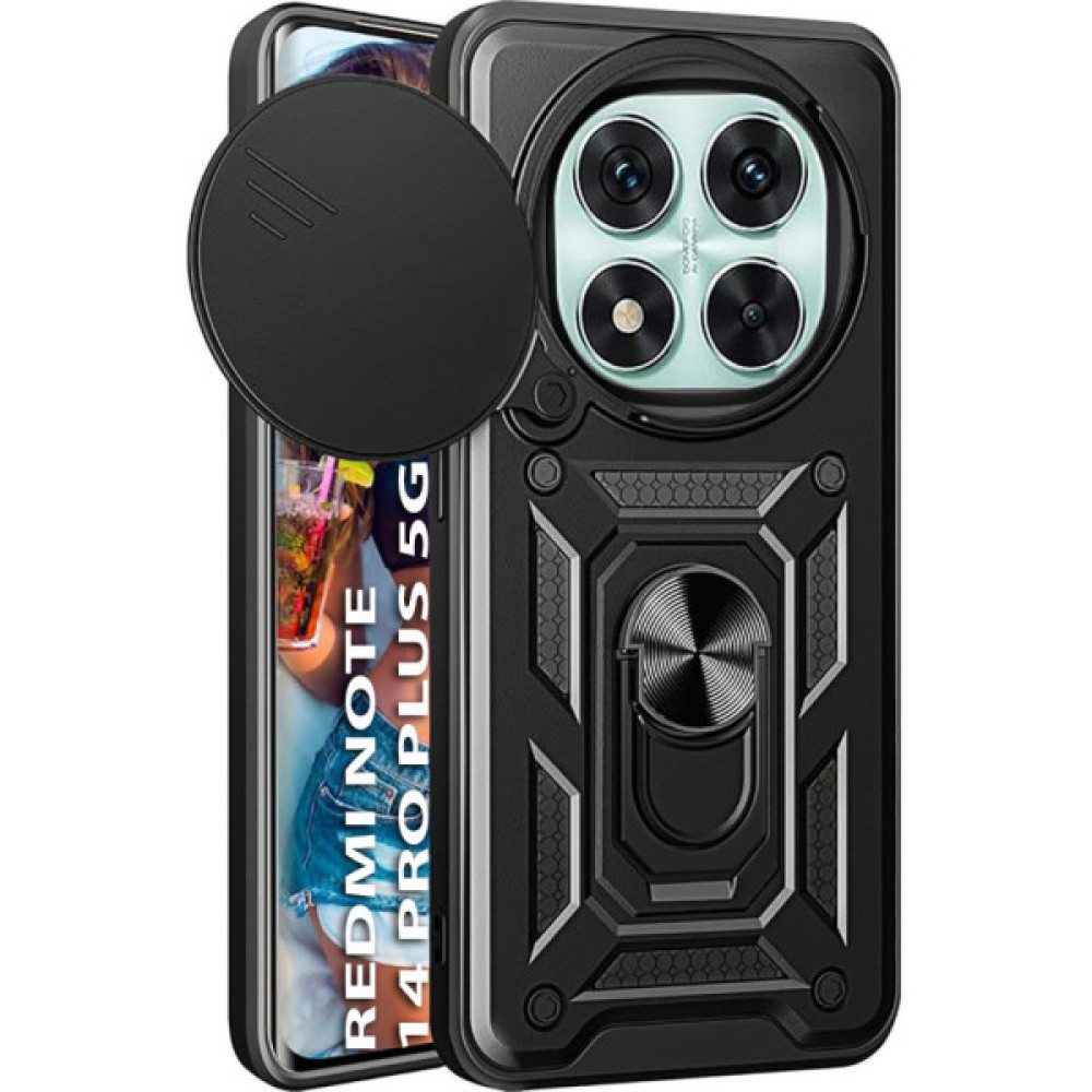 Чохол до мобільного телефона BeCover Military Xiaomi Redmi Note 14 Pro Plus 5G Black (712871) Чохол до мобільного телефона BeCover Military Xiaomi Redmi Note 14 Pro Plus 5G Black (712871)