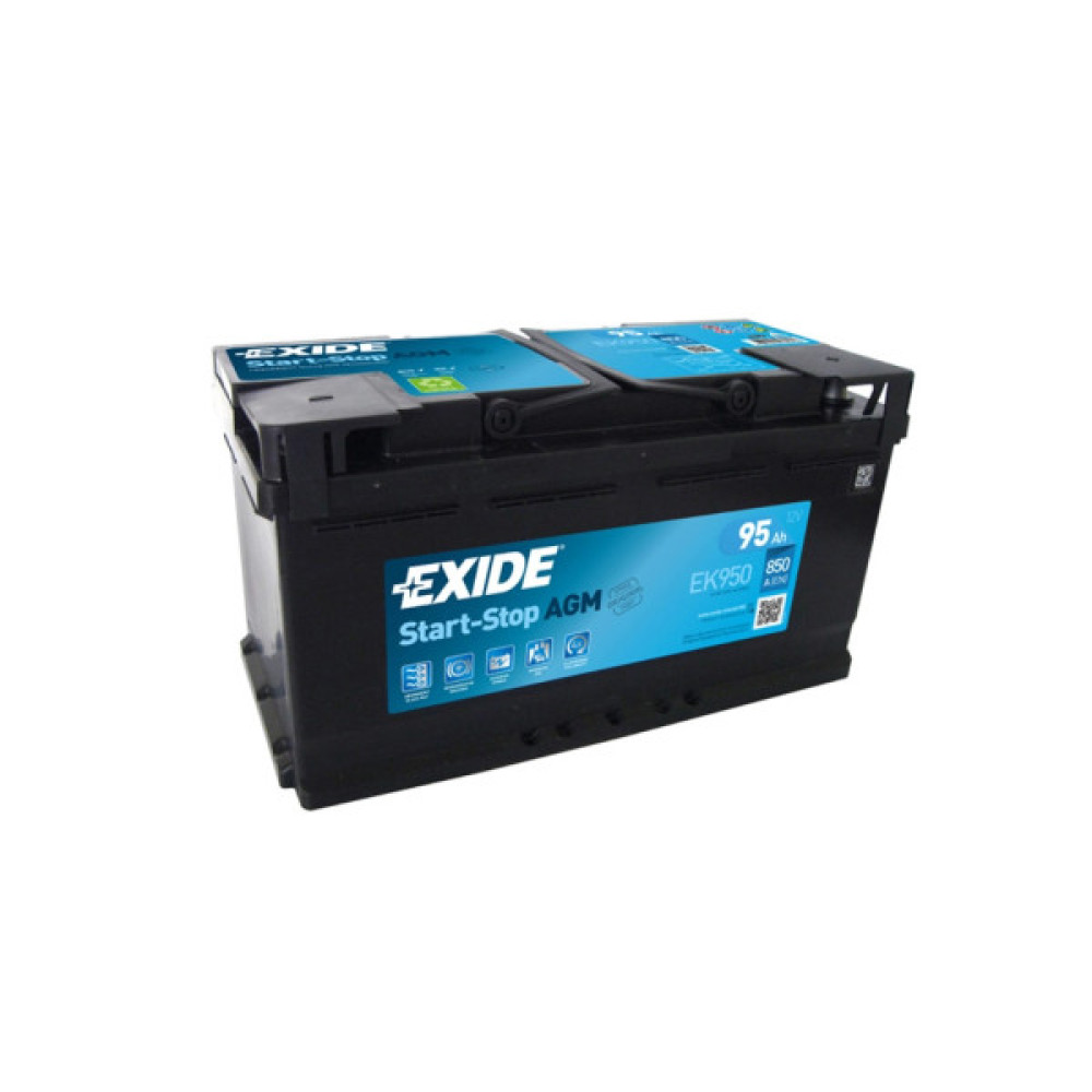 Акумулятор автомобільний EXIDE START-STOP AGM 95A (EK950)