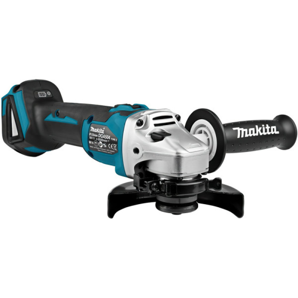Шліфмашина кутова акумуляторна Makita DGA 504 Z 125мм LXT 18В 8500об/хв 2.3кг без АКБ та ЗП