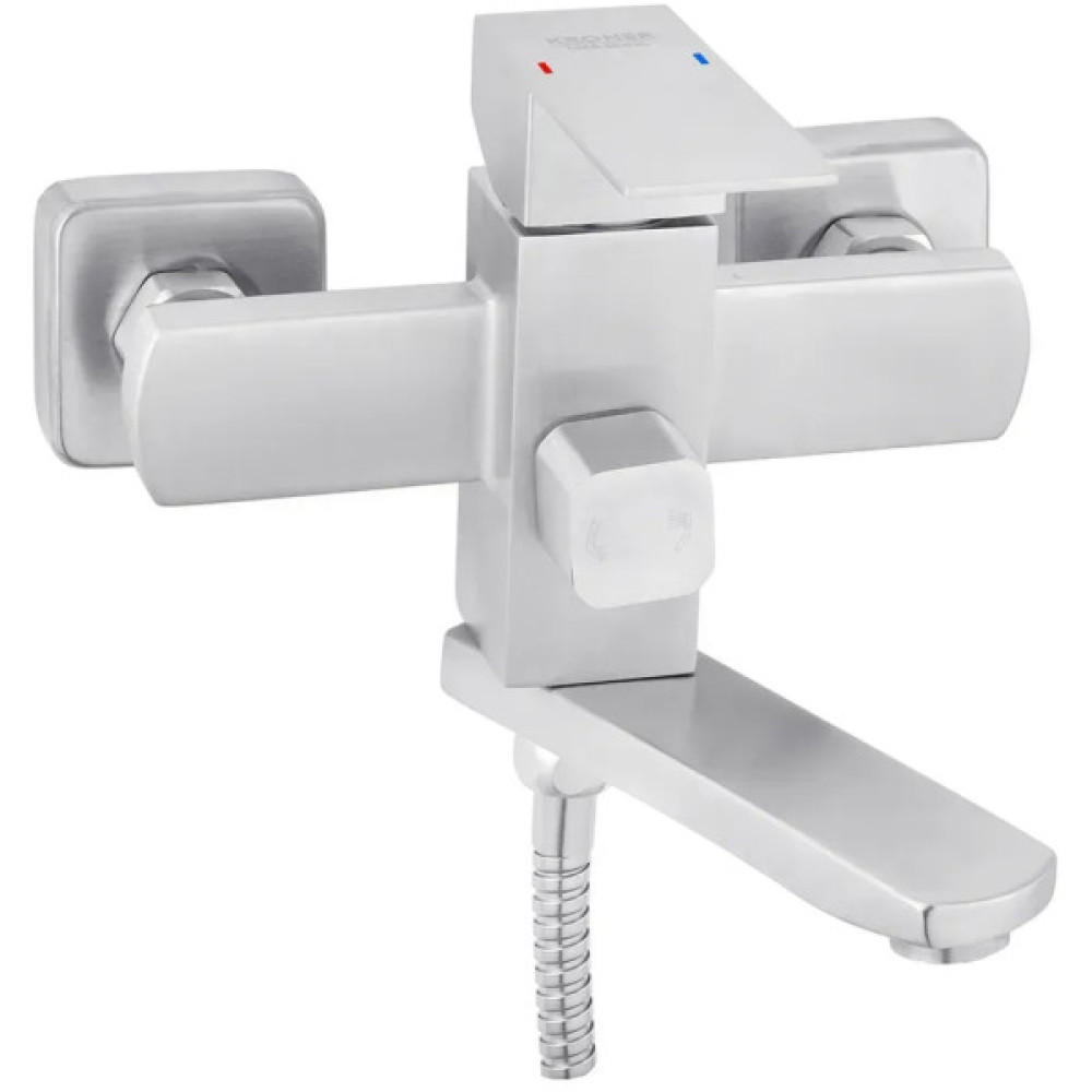 Змішувач Kroner Edelstahl Kubus-ESG010 + змішувач Edelstahl Kubus-ESG060 (CVS30150)