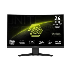 Монітор MSI 23.6" MAG 244C HDMI, DP, Audio, VA, 180Hz, 1ms, sRGB 105%, CURVED, AdaptiveSync