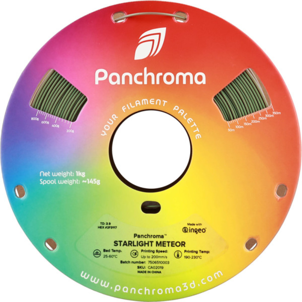Пластик для 3D-принтера Polymaker PLA PANCHROMA STARLIGHT 1,75mm 1kg METEOR (CA02019)