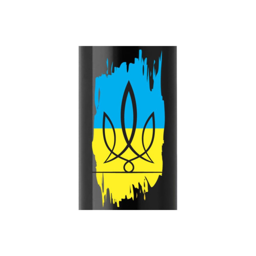 Ручка кулькова Parker IM 17 UKRAINE Black GT BP Тризуб фігурний на тлі прапора (22032_T1026u)