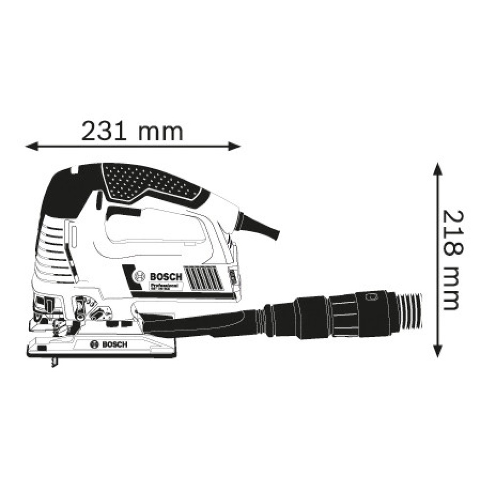 Лобзик Bosch Professional GST 160 BCE 800Вт 800-3000об·хв 2.3кг