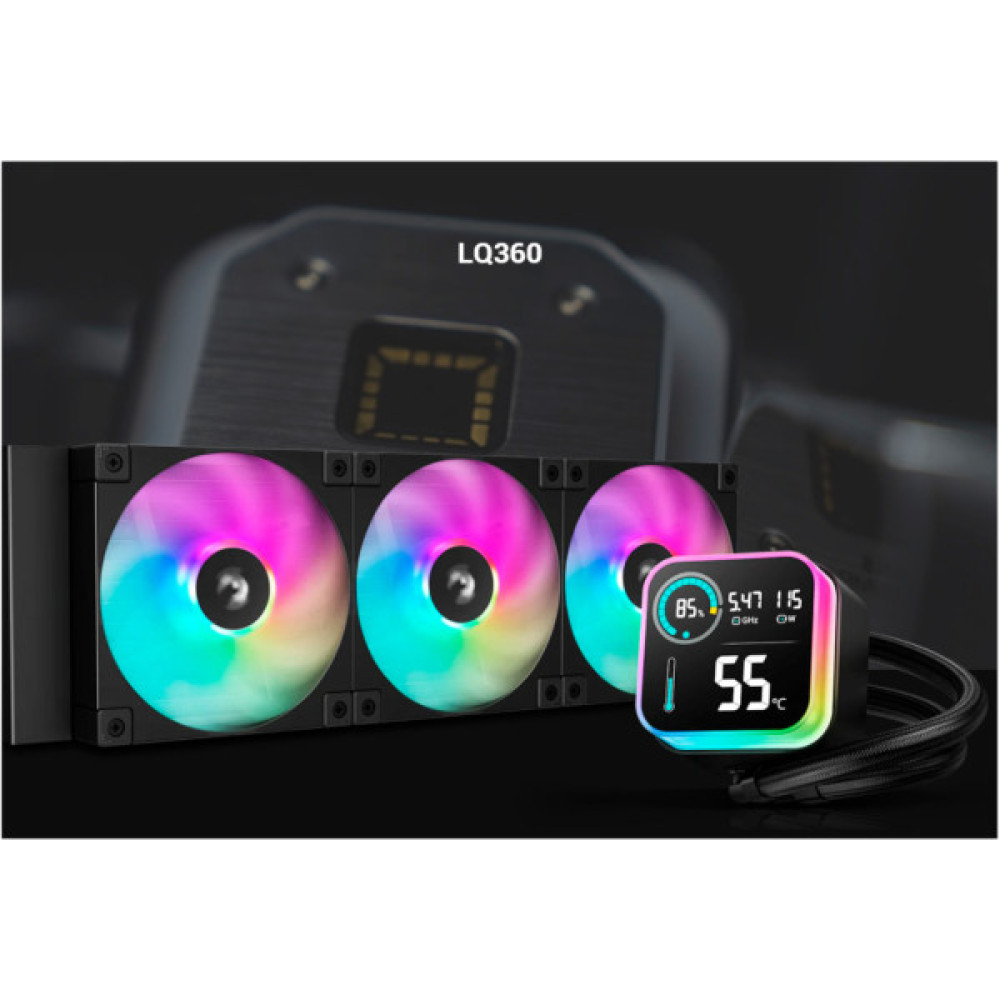 Система рідинного охолодження Deepcool LQ360 Black (R-LQ360-BKLSMW-G-1)