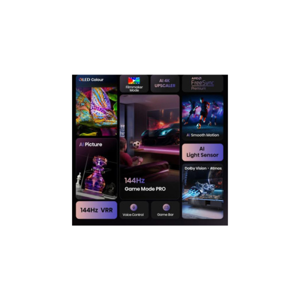 Телевізор Hisense 43E7Q PRO