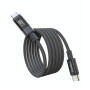 Дата кабель USB-C to USB-C 1.2m PD60W digital display nylon gray Choetech (XCC-1068-GY)