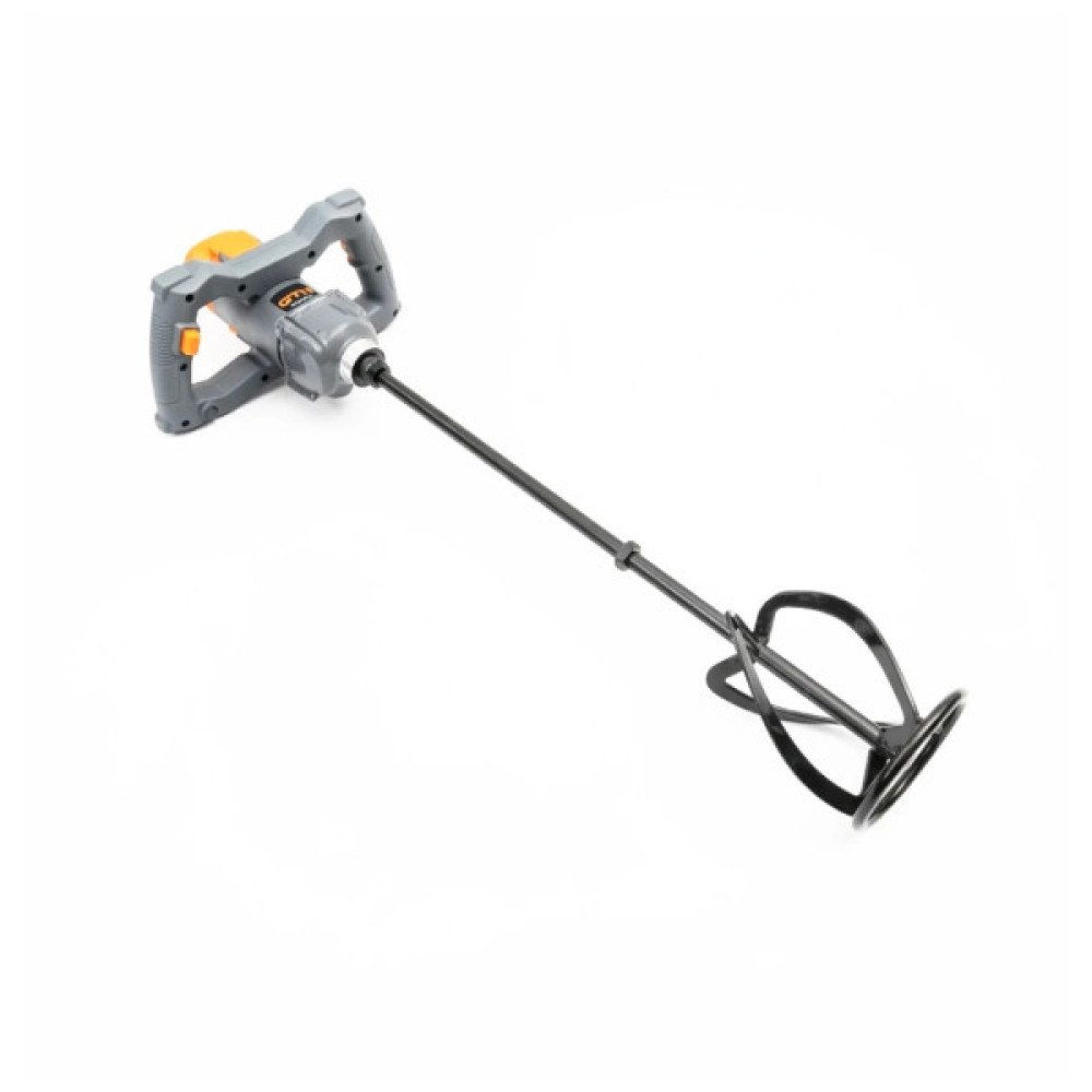Міксер будівельний GTM 1200W, M14, 1 швидкість, 180–700об/хв, розбірний вінчик 120мм (МХ-60/1200)
