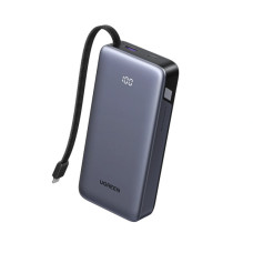 Батарея універсальна Ugreen 20000mAh 45W with Built-in Cable (PB536 55988B)