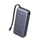 Батарея універсальна Ugreen 20000mAh 45W with Built-in Cable (PB536 55988B)