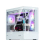Корпус Zalman P30 White V2, без БЖ, 1xUSB3.0, 1хUSB Type-C, 3x120мм ARGB, TG Front/Side Panel, mATX, білий Корпус Zalman P30 White V2, без БЖ, 1xUSB3.0, 1хUSB Type-C, 3x120мм ARGB, TG Front/Side Panel, mATX, білий
