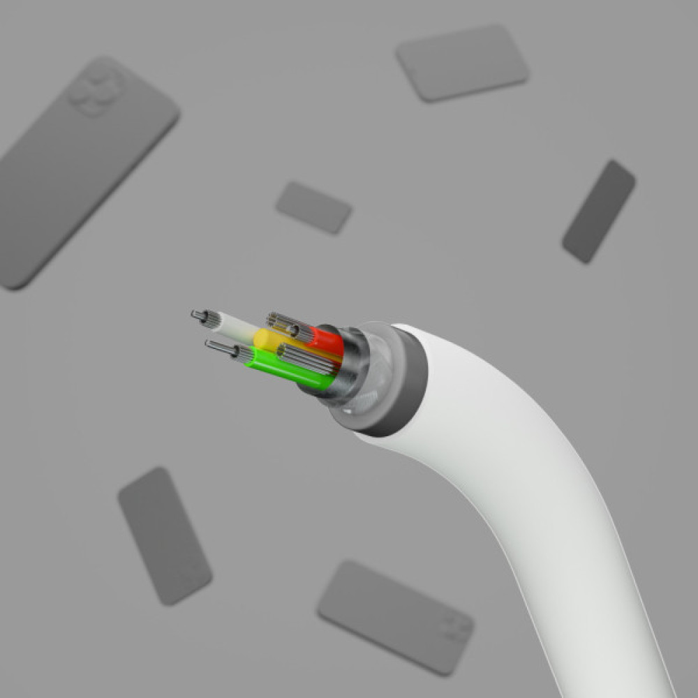 Дата кабель USB 2.0 AM to USB-C 2.0m white Belkin (CAB008BT2MWH)