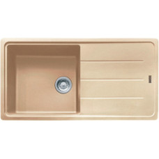 Мийка кухонна Franke Basis, фраграніт, прямокутник, з крилом, 970х500х200мм, чаша - 1, накладна, BFG 611-97, бежевий