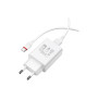 Зарядний пристрій BOROFONE BA21A Long Journey USB QC3.0 + cable USB to USB-C 18W White (6931474702487)