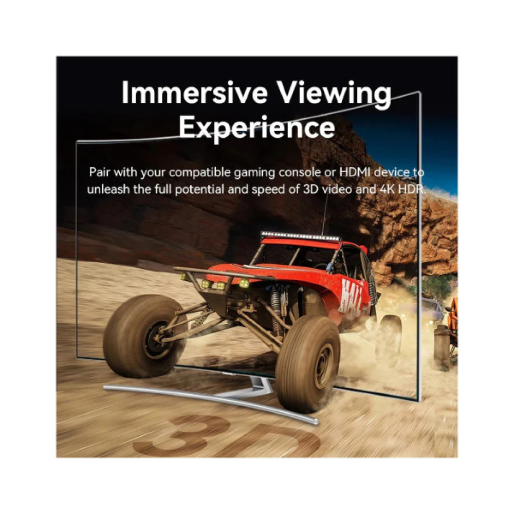 Кабель мультимедійний HDMI M to HDMI M 5.0m 4K cotton braided black Vention (ALLBJ)