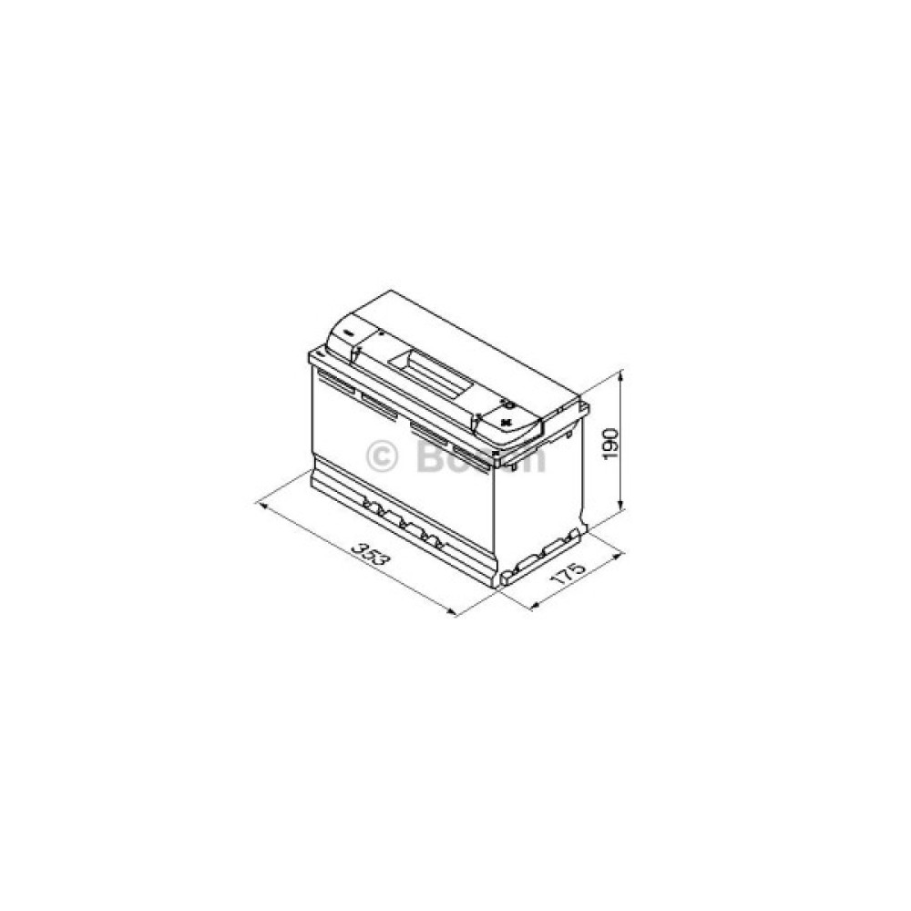 Акумулятор автомобільний Bosch 95А (0 092 S40 130)