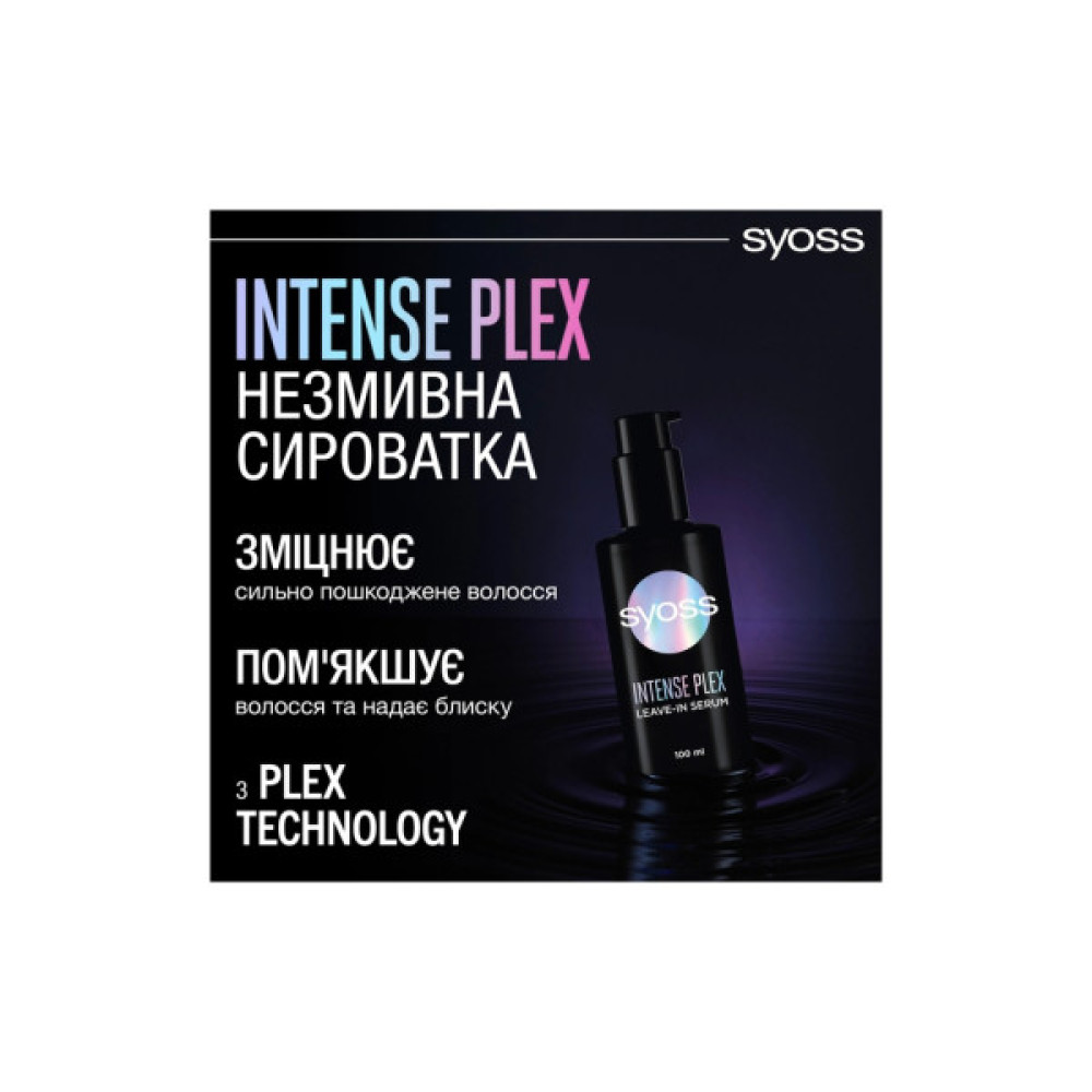 Сироватка для волосся Syoss Intense Plex Leave-in Serum 100 мл (9000101731705)