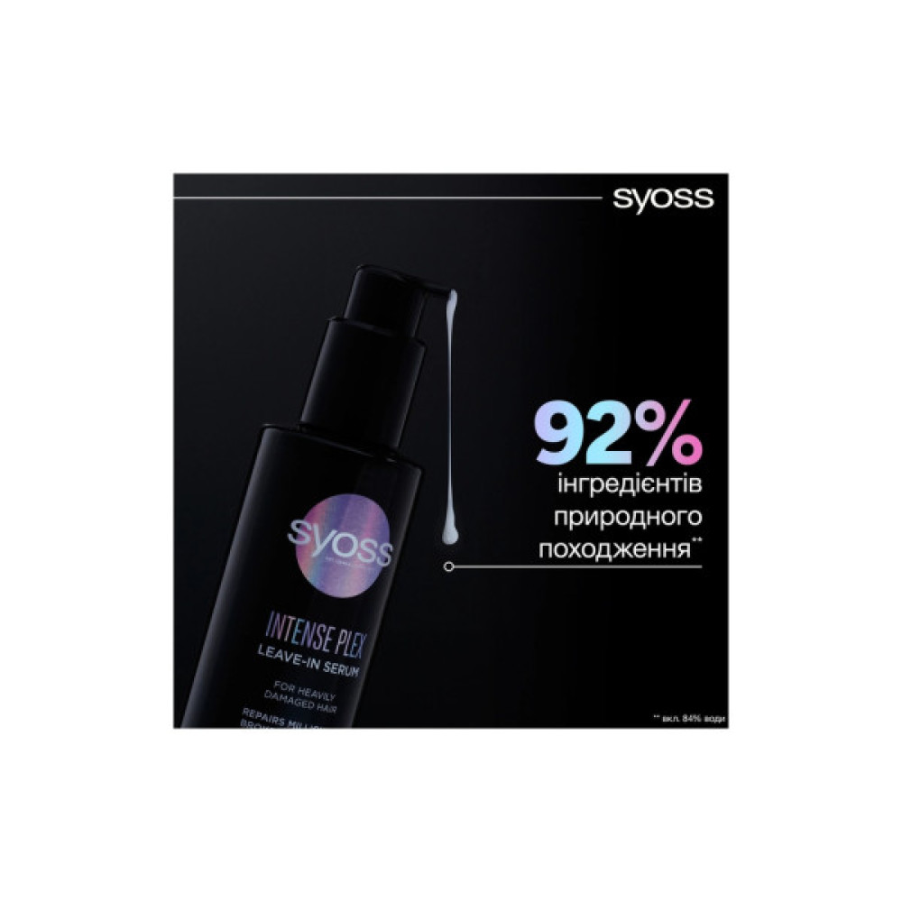 Сироватка для волосся Syoss Intense Plex Leave-in Serum 100 мл (9000101731705)