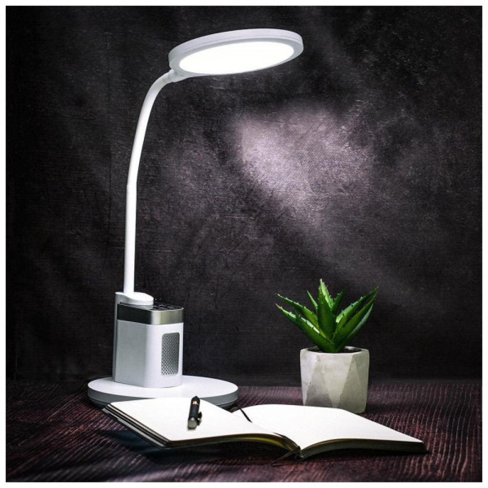 Настільна лампа Mealux DL-420 (BL-1136B White)