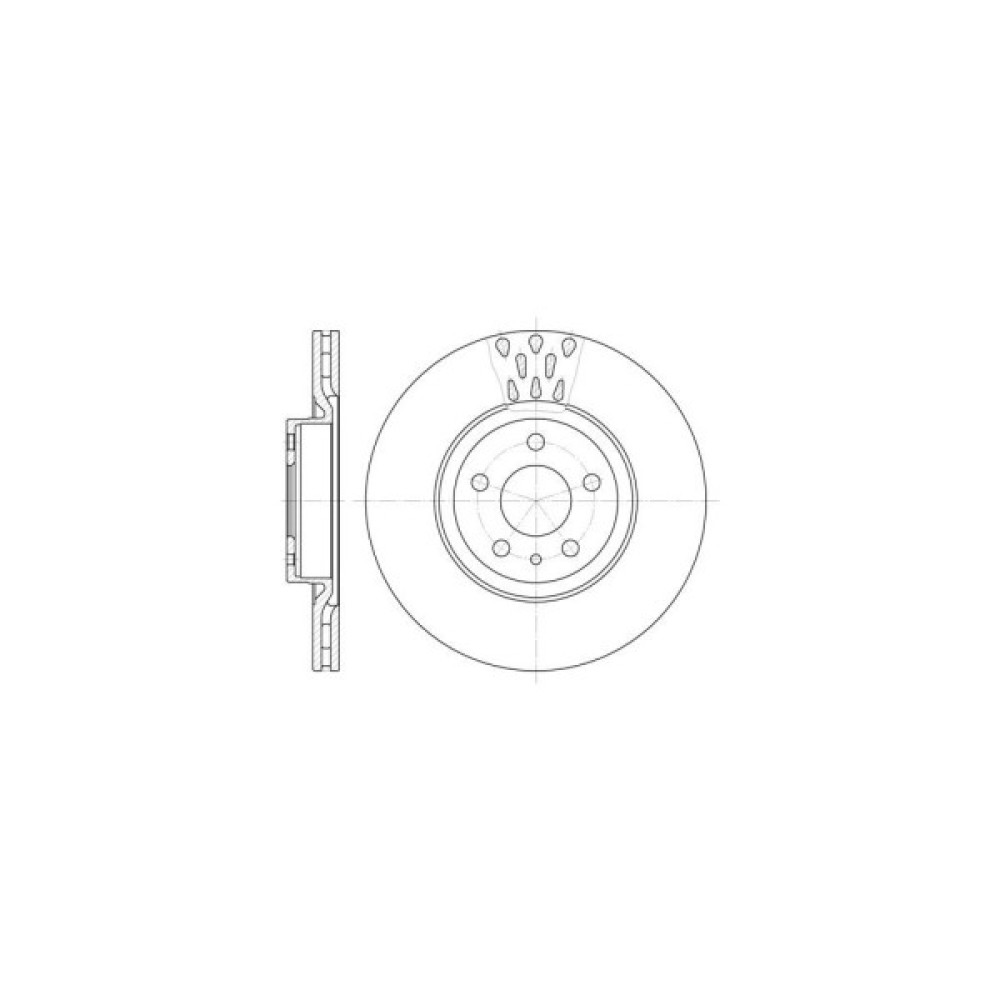 Гальмівний диск REMSA 6316.10