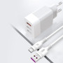 Зарядний пристрій XO 1xUSB QC3.0 18W + 2xUSB 2.4A + cable USB-C white (L72-TC-WH)