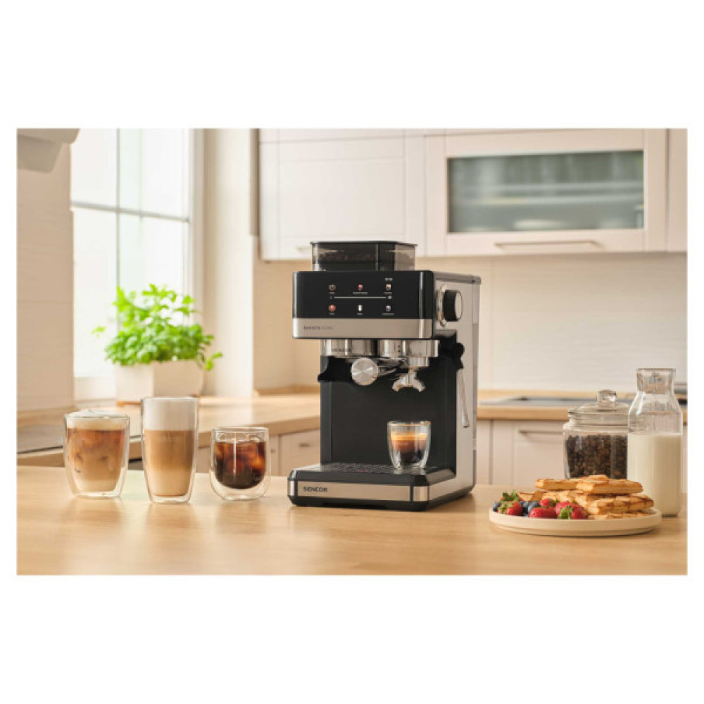 Ріжкова кавоварка еспресо Sencor SES5000SS