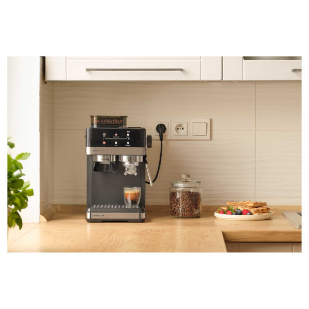 Ріжкова кавоварка еспресо Sencor SES5000SS