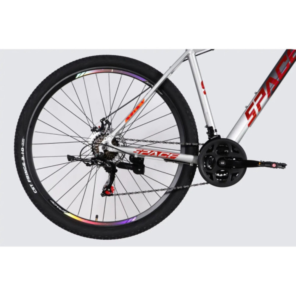 Велосипед Space 29" PHAETON DD FR рама-20" AL 2026 сіро-сріблястий (OPS-SP-29-190)