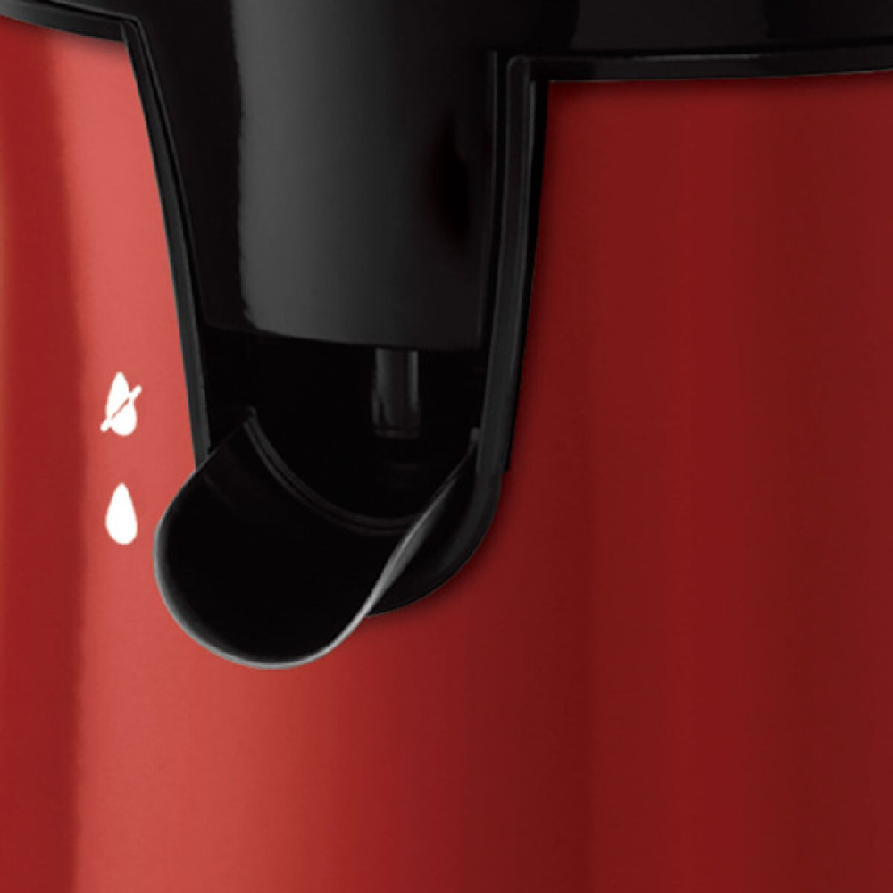 Соковитискач Russell Hobbs Colours Plus цитрус-прес 600Вт, 2 насадки в комплекті, пластик, червоний