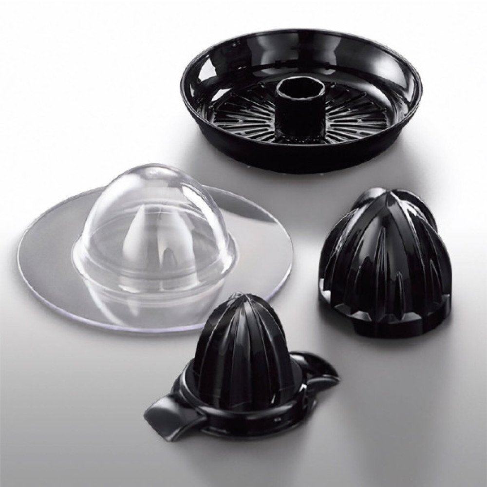 Соковитискач Russell Hobbs Colours Plus цитрус-прес 600Вт, 2 насадки в комплекті, пластик, червоний