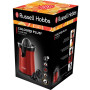 Соковитискач Russell Hobbs Colours Plus цитрус-прес 600Вт, 2 насадки в комплекті, пластик, червоний