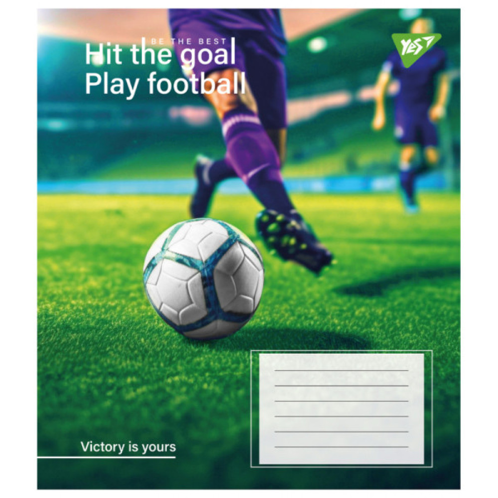 Зошит Yes Hit the goal 96 аркушів лінія (767426)